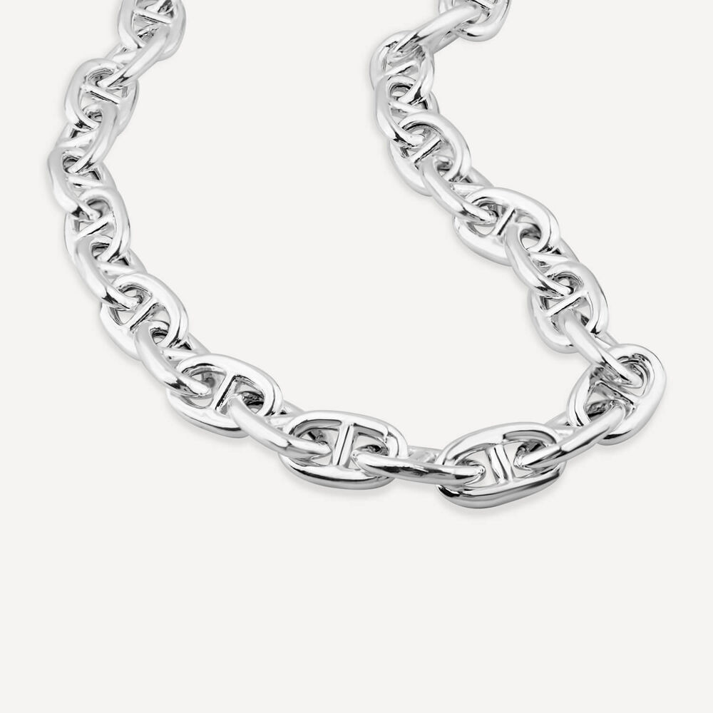 Sterling Silver Large Link 20" Necklet image number 3