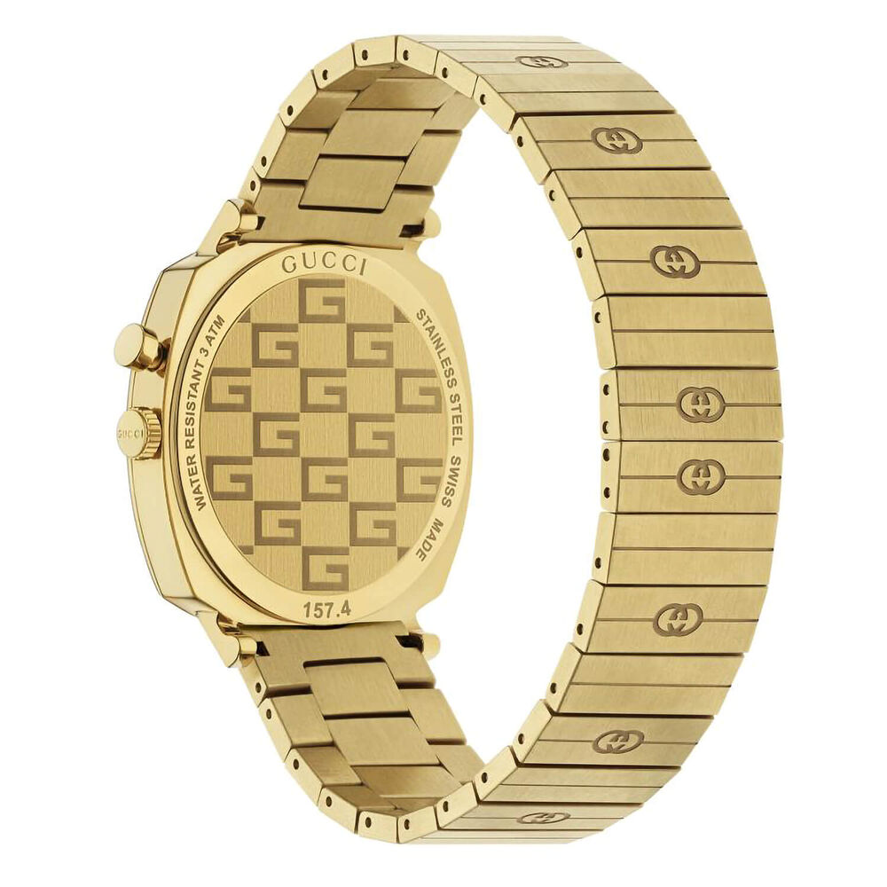 Gucci Grip Roulette Gold PVD Dial Bracelet Watch image number 2