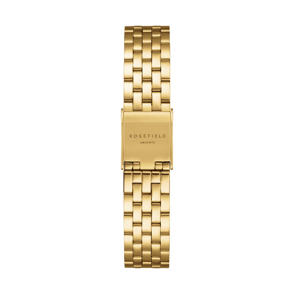 Rosefield Boxelle Champagne 19.5x19.5mm Dial 23k Gold Plated Steel Bracelet Watch image number 2