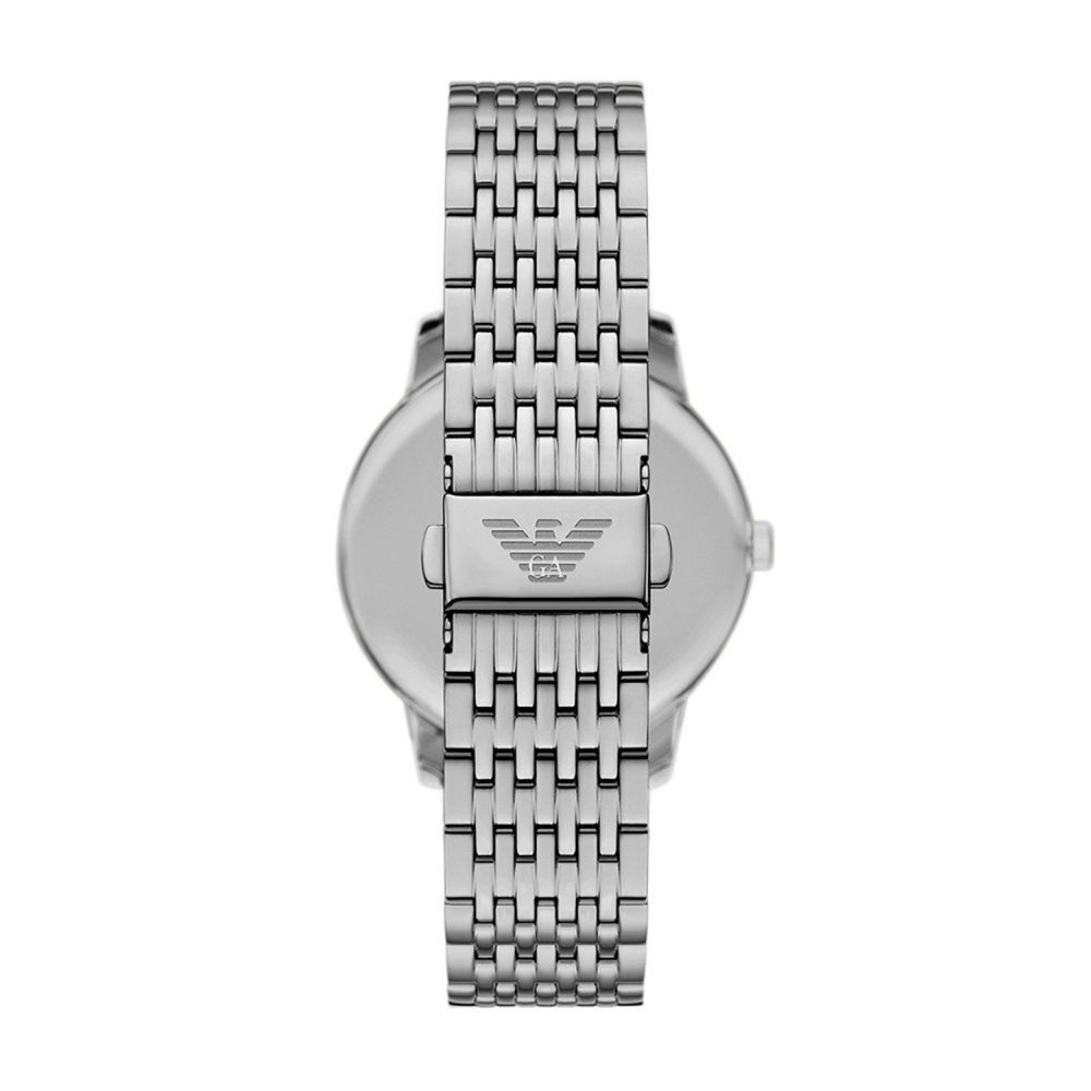 Emporio Armani 39mm Blue Dial Stainless Steel Bracelet Watch image number 3