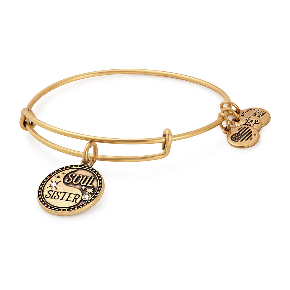 Alex And Ani Soul Sister Gold Charm image number 0