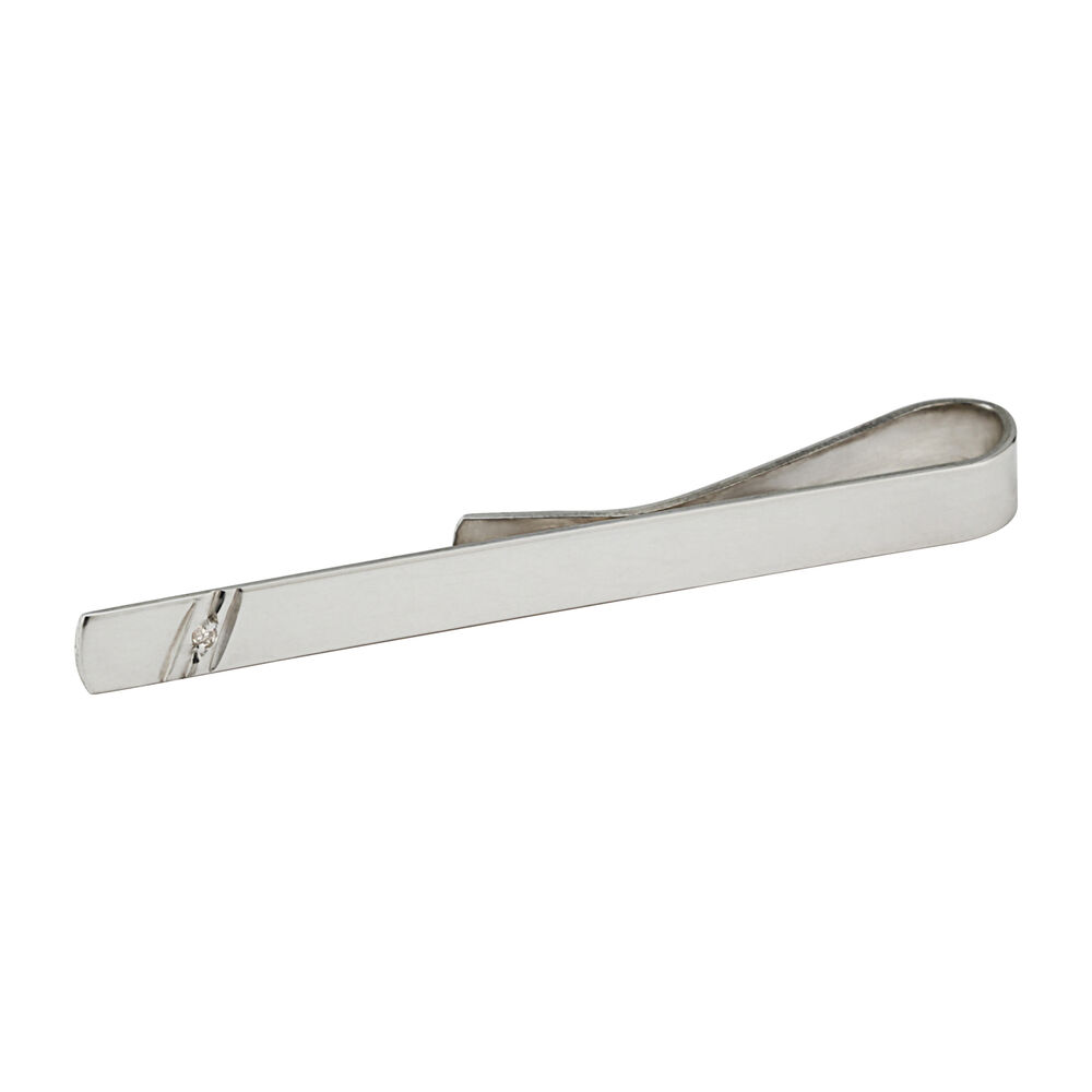 Gents Sterling Silver Tie Bar image number 0