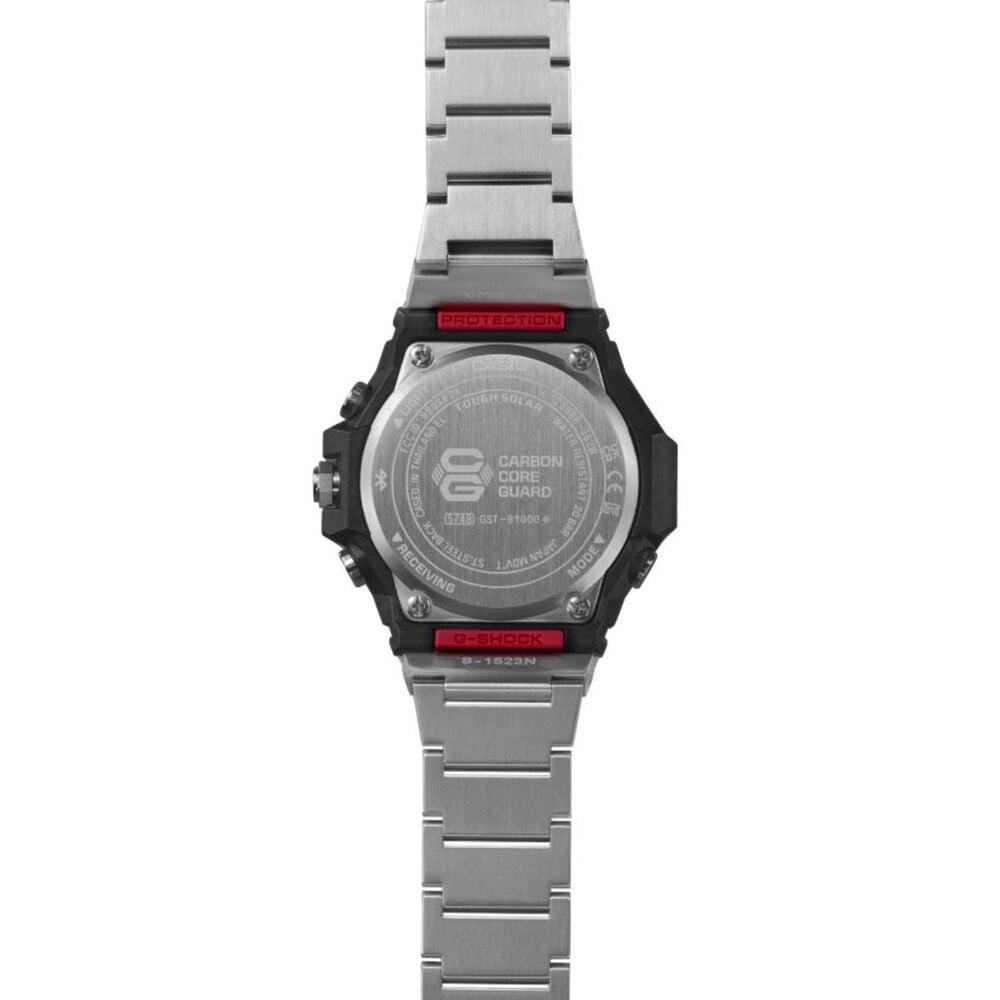 G-SHOCK G-STEEL 46.9mm Black Dial Stainless Steel Bracelet Watch