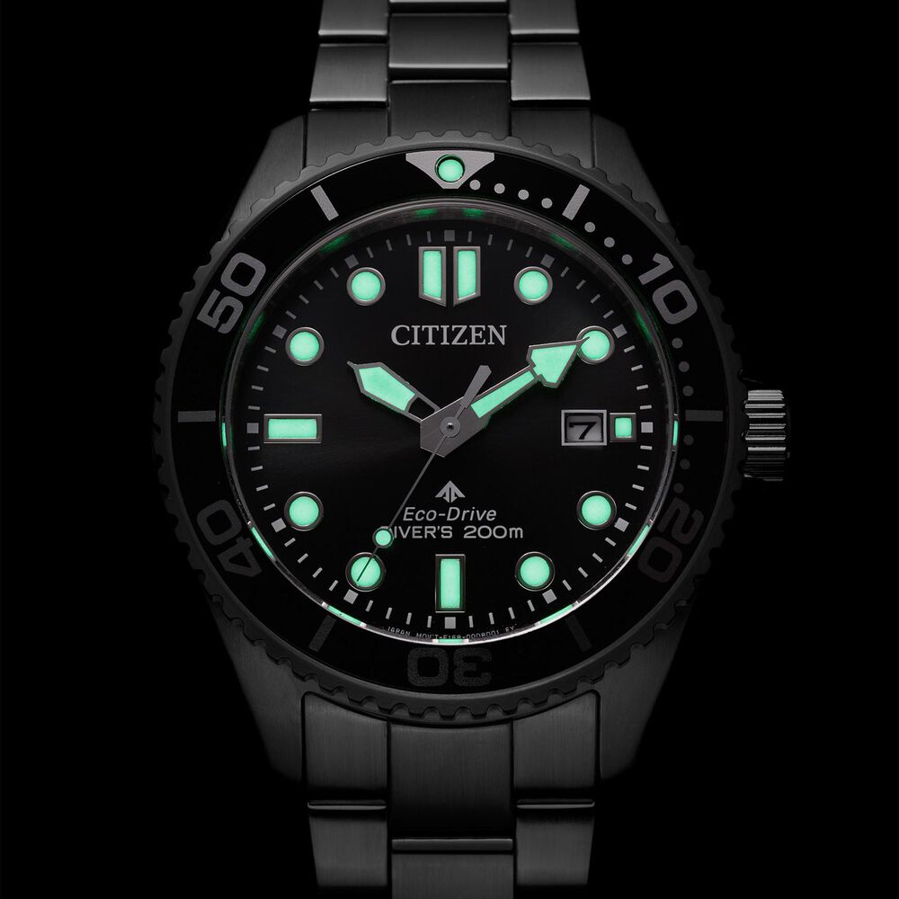 Citizen Promaster Diver 41mm Black Dial Stainless Steel Bracelet Watch