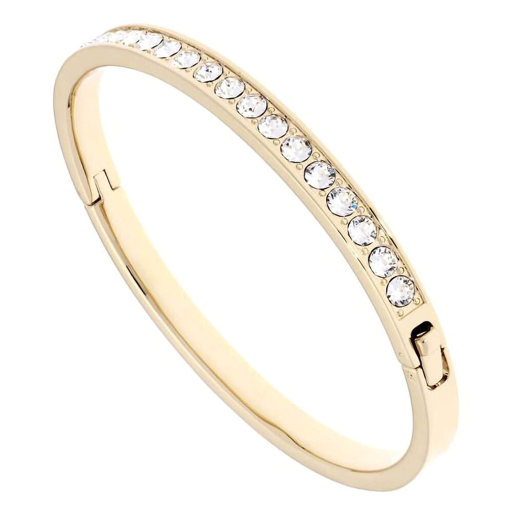 Ted Baker Clemara Yellow Gold Plated Crystal Bangle