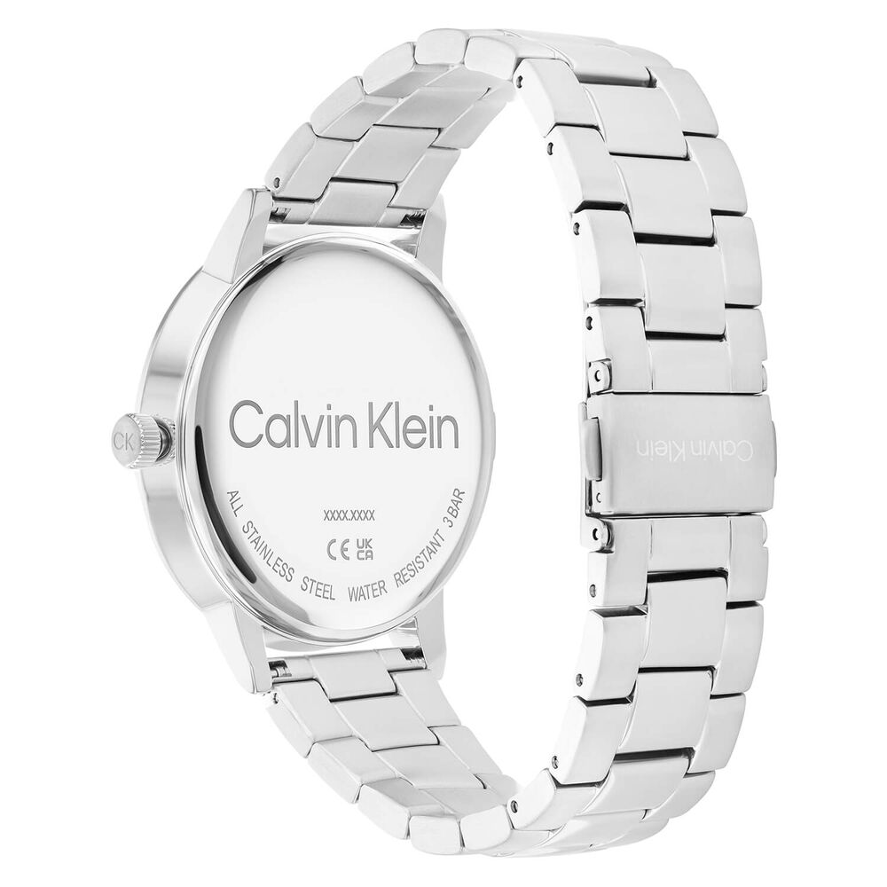 Calvin Klein Timeless Linked 43mm Black Dial Stainless Steel Bracelet