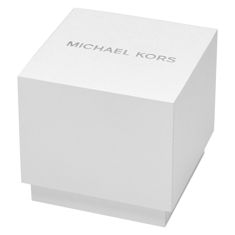 Michael Kors Lennox 37mm Rose Gold Dial Crystal Bezel Bracelet Watch image number 4