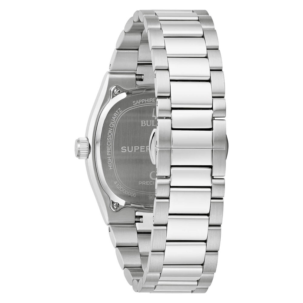 Bulova Super Seville 38mm Blue Dial Steel Bracelet Watch