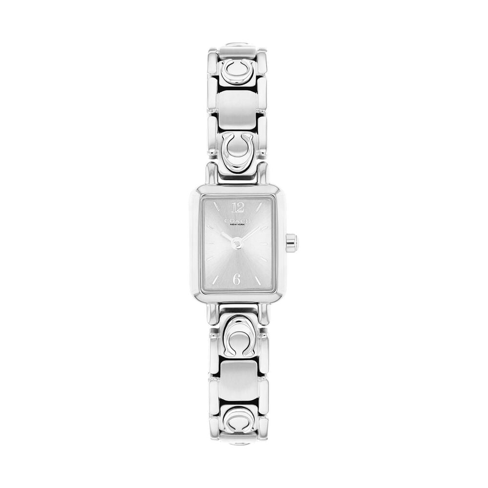 Coach Mara 15.5x19mm Silver Dial Stainless Steel Bracelet Watch