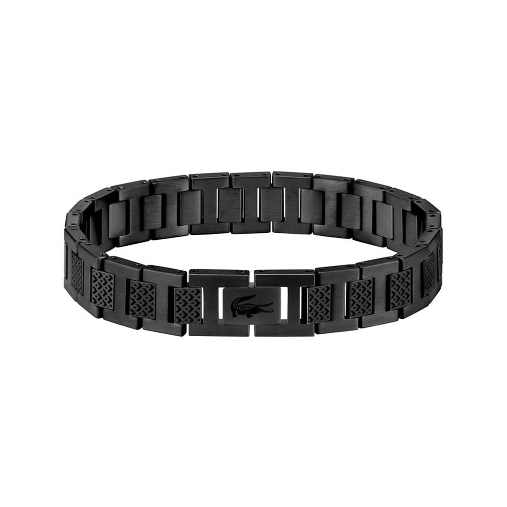 Lacoste Metropole Black Stainless Steel Bracelet