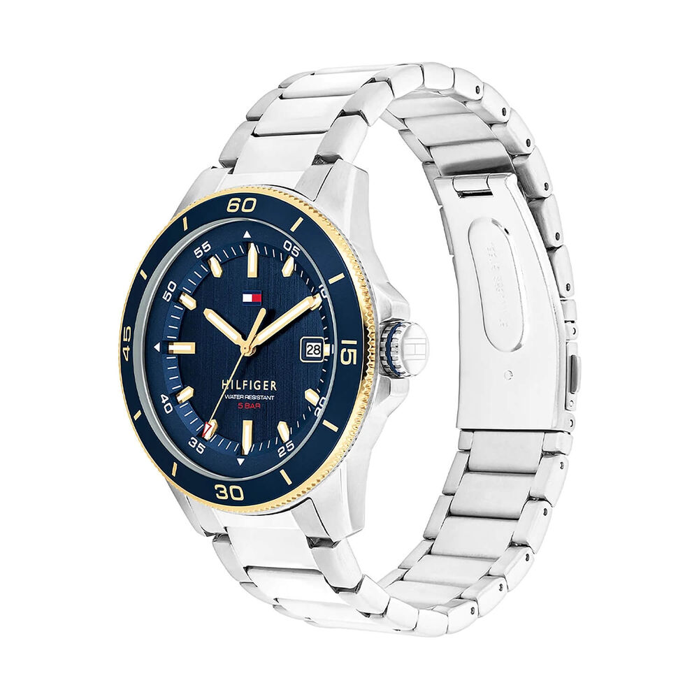 Tommy Hilfiger Remy 43mm Blue Dial Steel Bracelet Watch