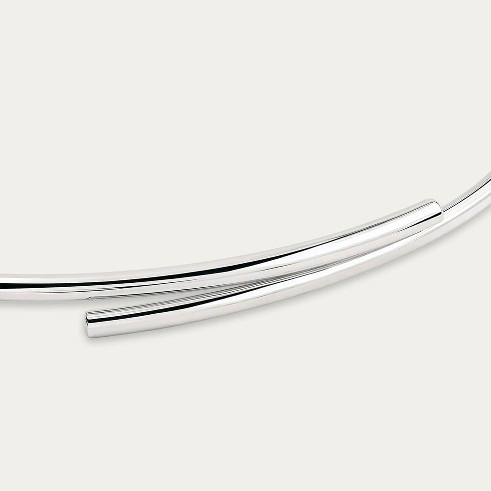 Sterling Silver Polished Two Piece Bangle