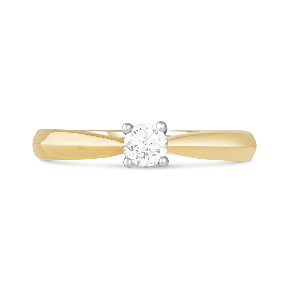 18ct Gold Engagement Ring image number 1