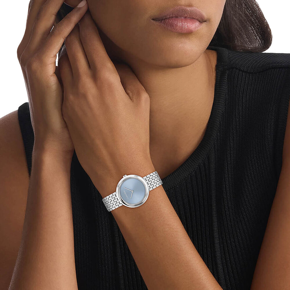 Calvin Klein 34mm Light Blue Dial Stainless Steel Bracelet Watch image number 3