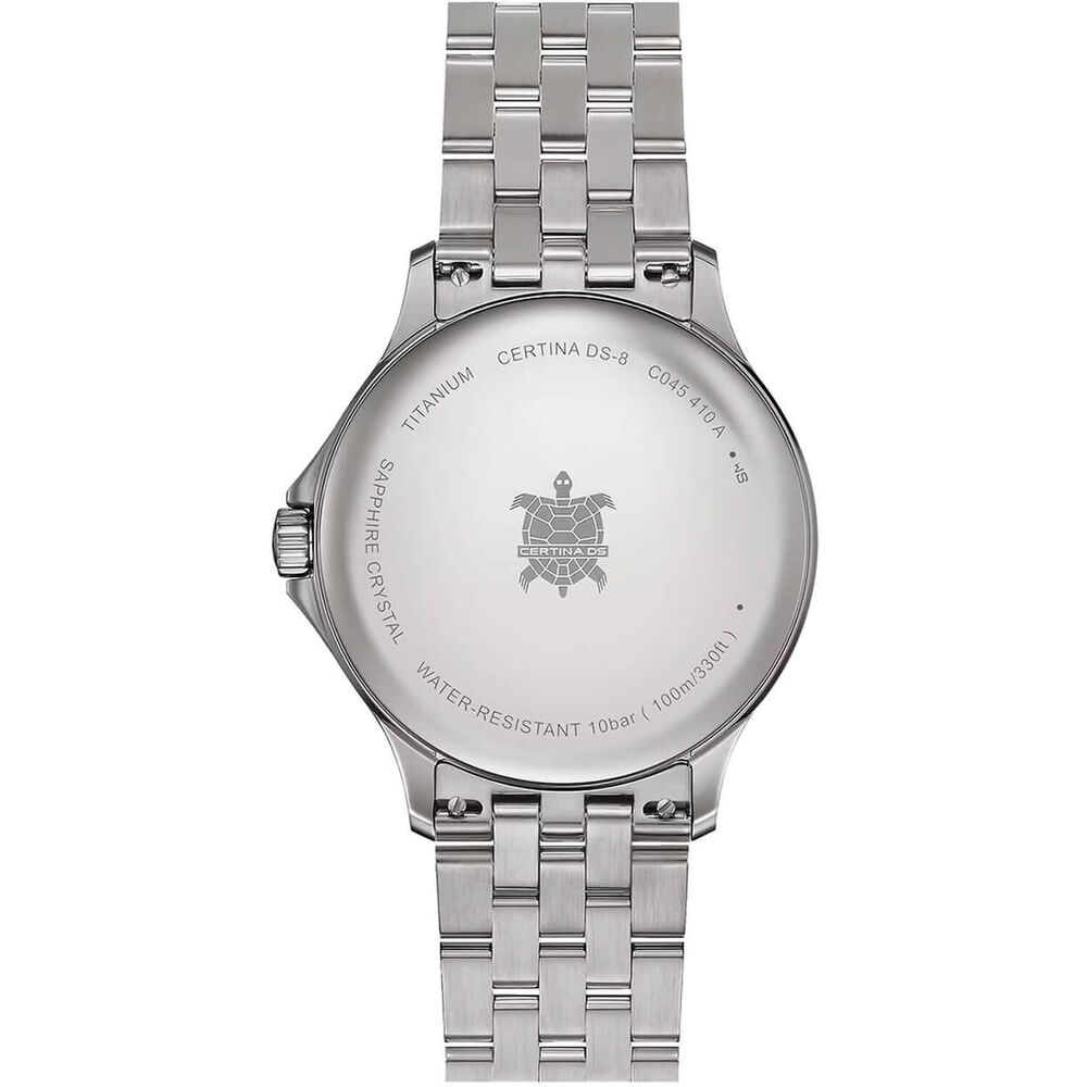 Certina DS-8 Gent 40mm Blue Dial Titanium Bracelet Watch image number 1