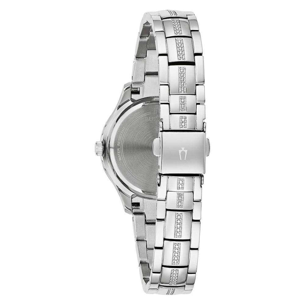 Bulova Crystal Phantom 31mm Pearlised Dial Bracelet Watch image number 2