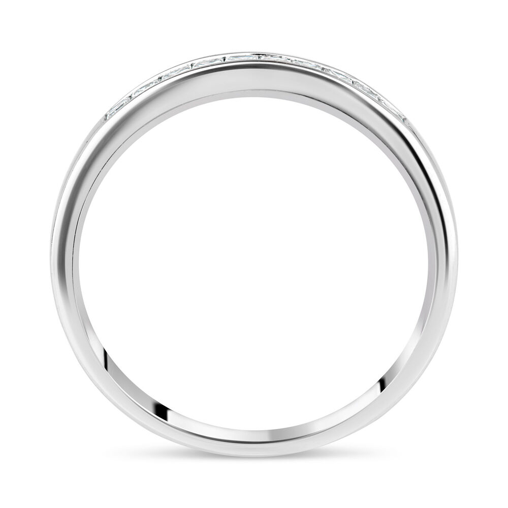 18ct White Gold Diamond 2mm Wedding Ring image number 2
