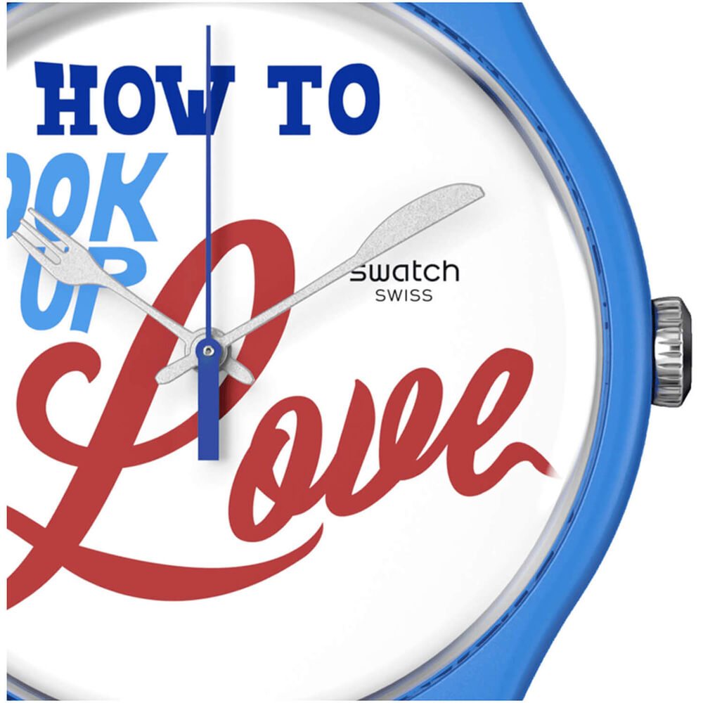 Swatch Recipe For Love 47mm Ble Strap Watch image number 1