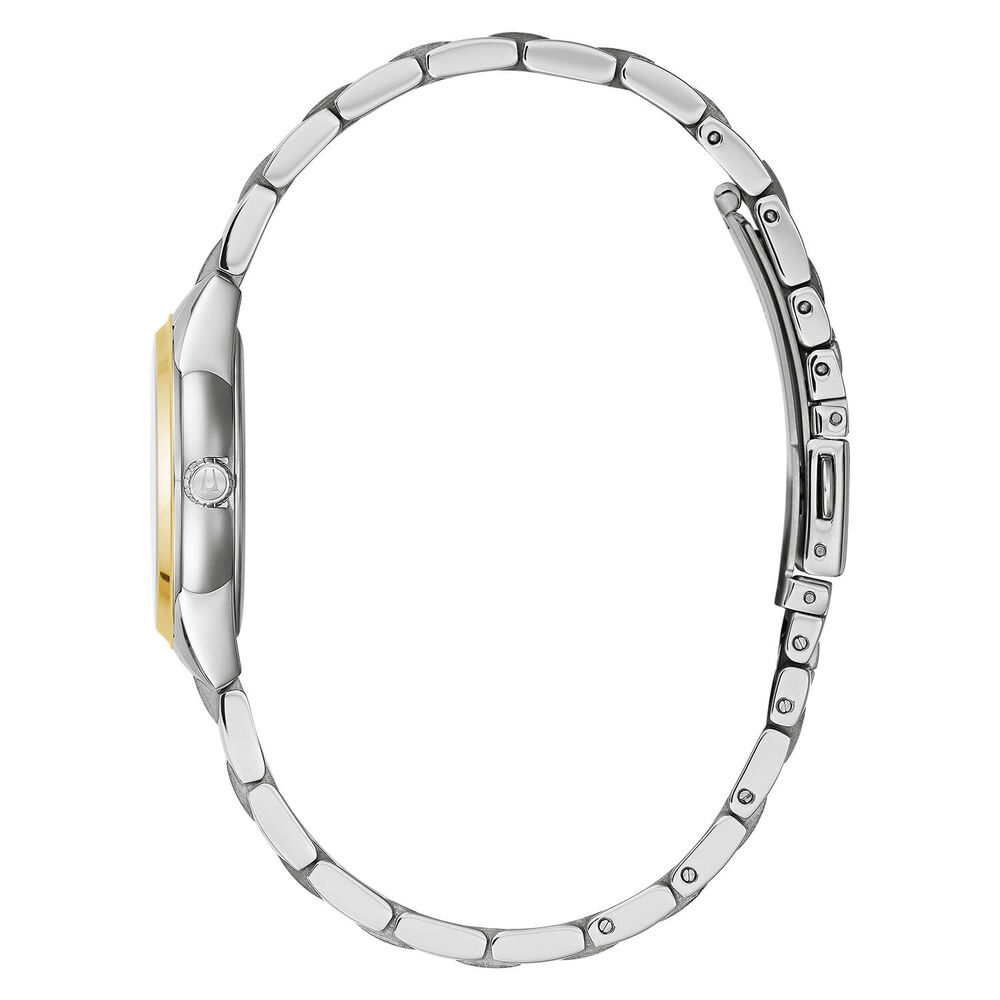 Bulova Sutton Petite 28mm White Dial Multi Colour Bracelet Watch image number 2