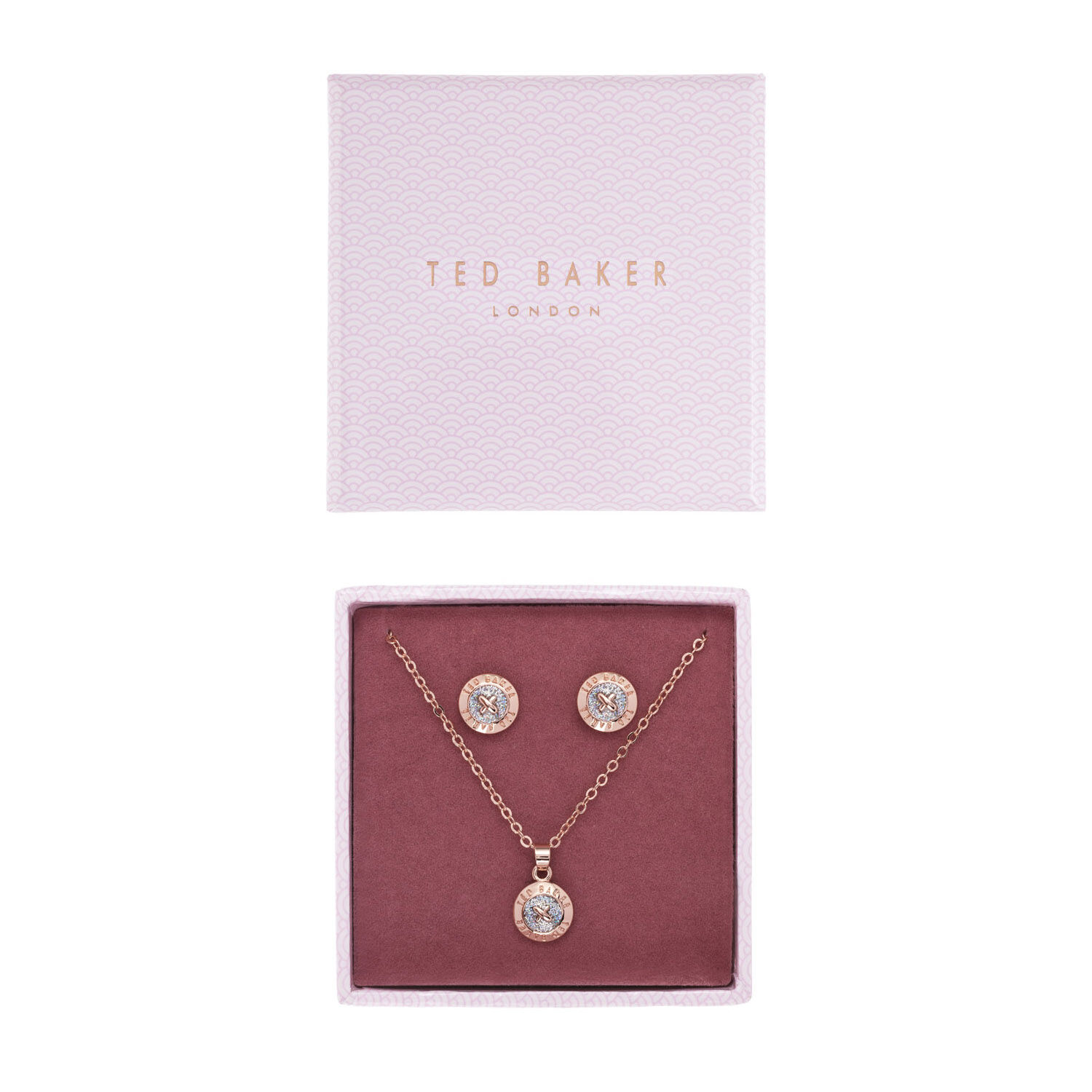 Ted baker rose top gold jewellery set