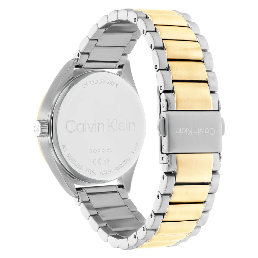 Calvin Klein Timeless Enticing 36mm Champagne Dial Two Tone Bracelet Watch