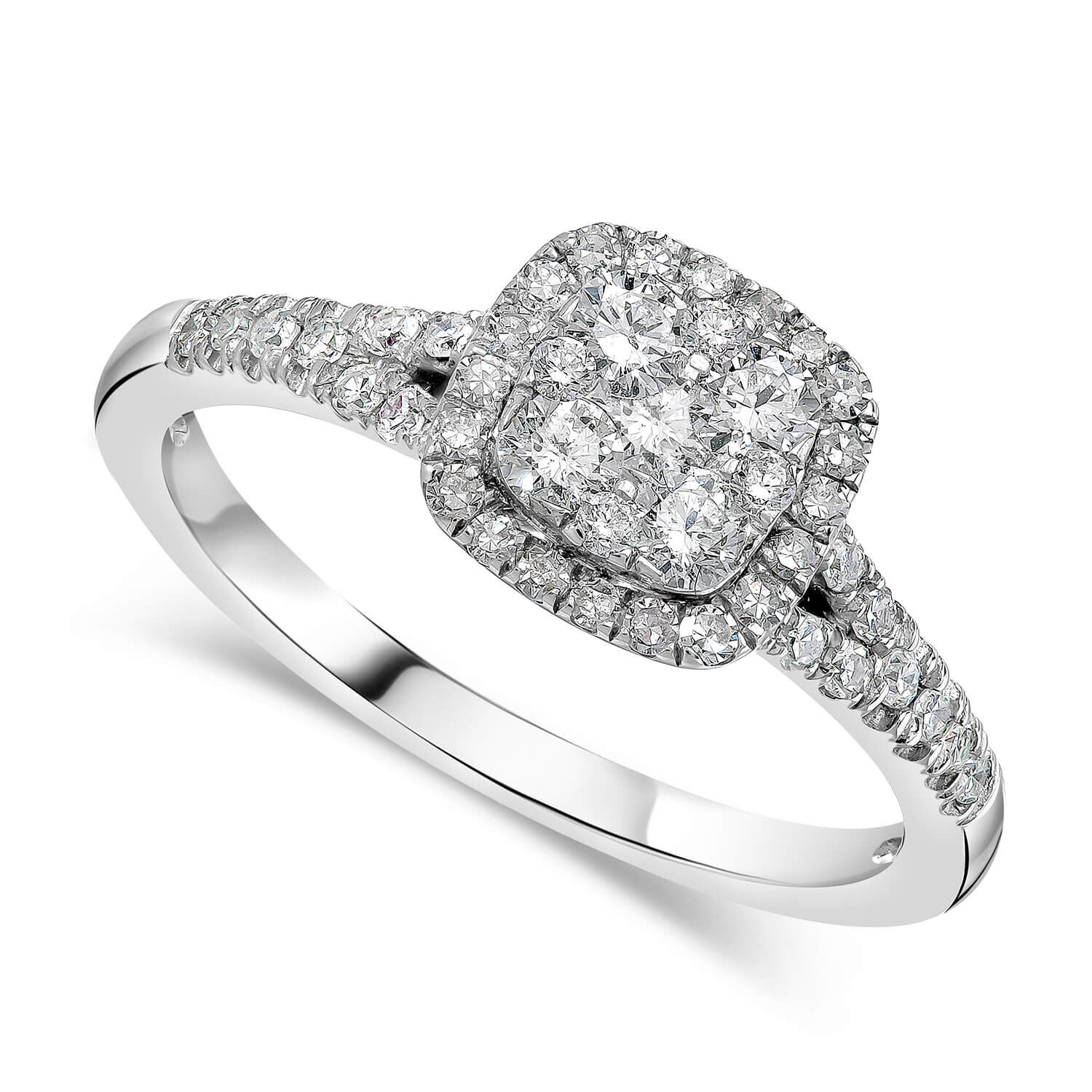 Diamond Engagement Ring in 14kt White Gold (1/3ct tw) – Day's Jewelers