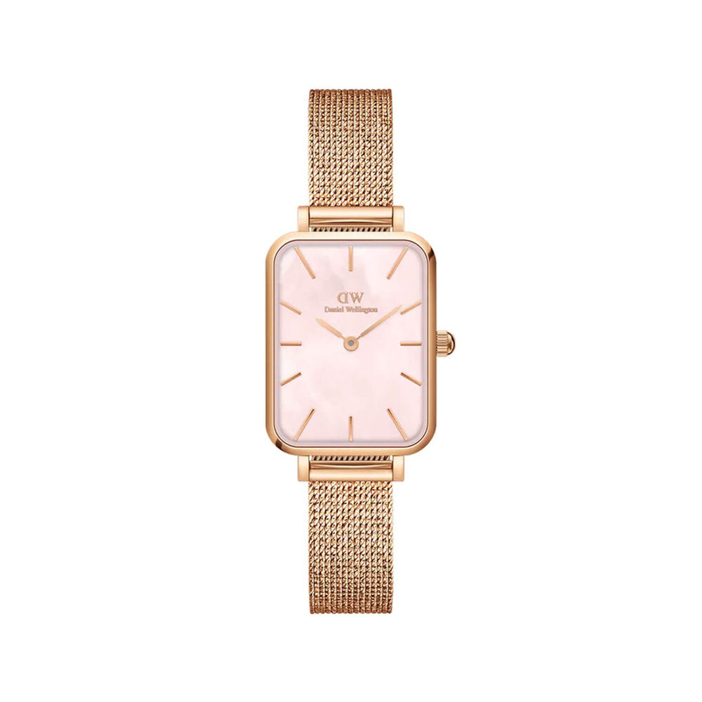 Daniel Wellington Quadro Pressed 26mm Pink Dial Watch image number 0