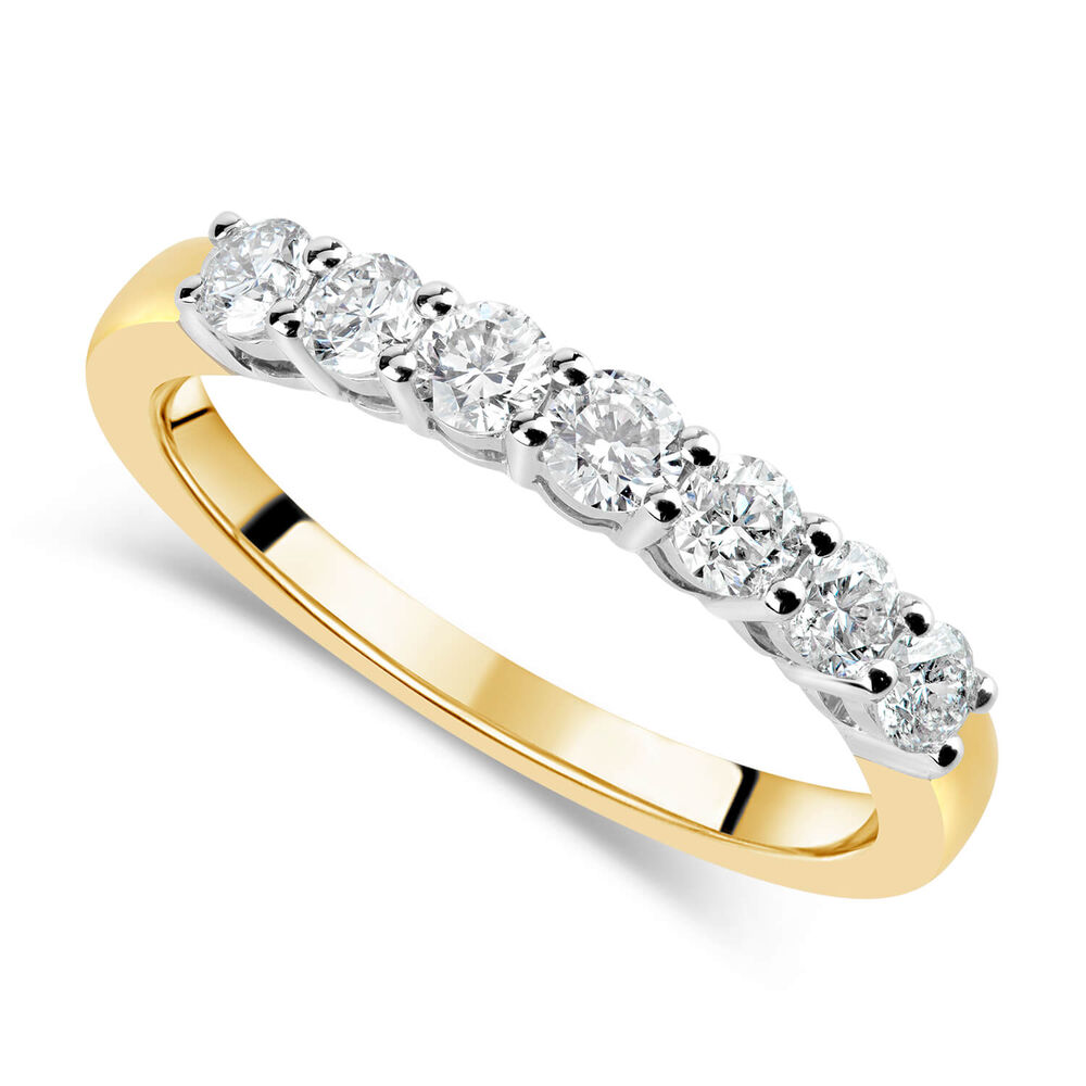 18ct gold 0.50 carat diamond eternity ring image number 0
