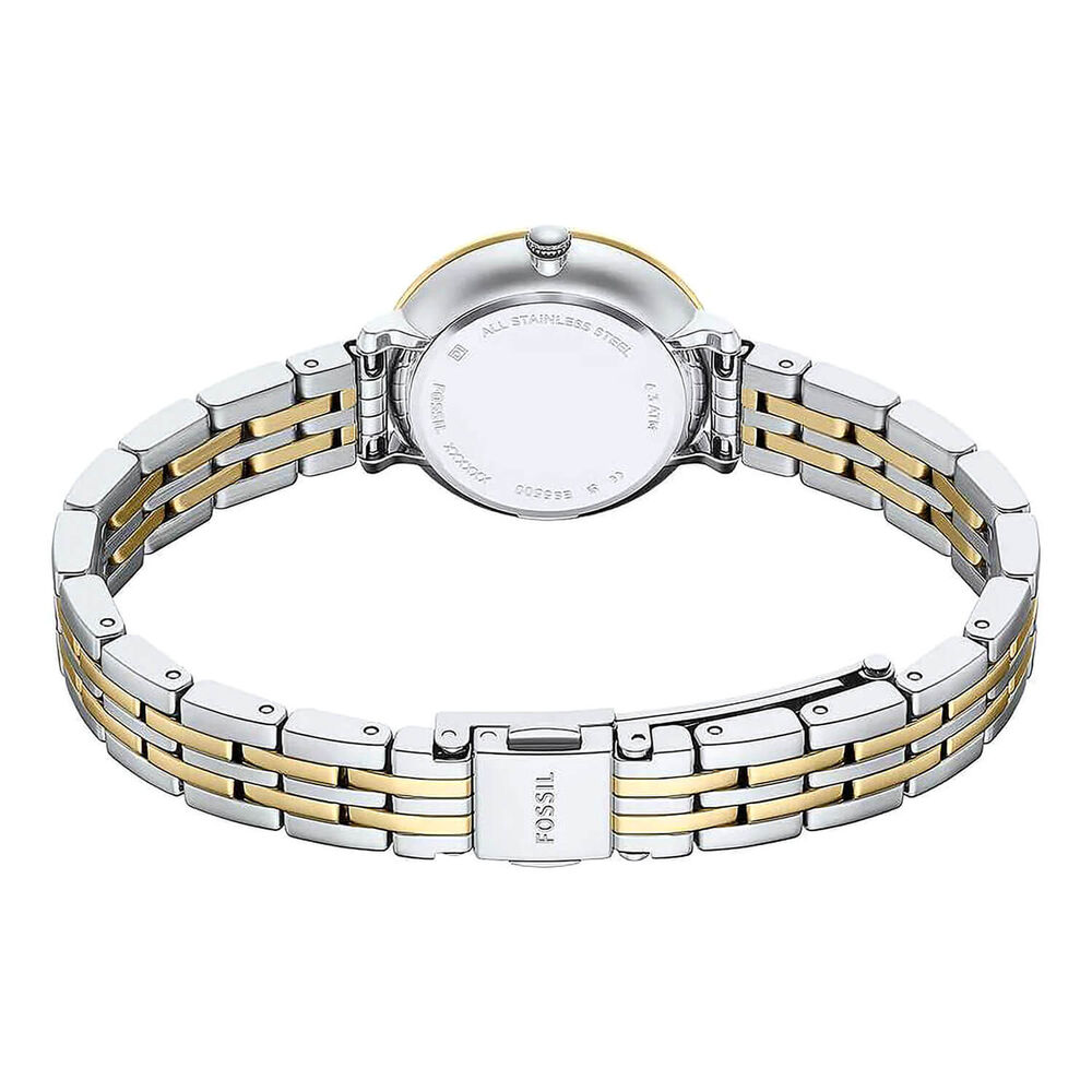 Fossil Heidi 26mm Mother of Pearl Dial Two Tone Stainless Steel Bracelet Watch