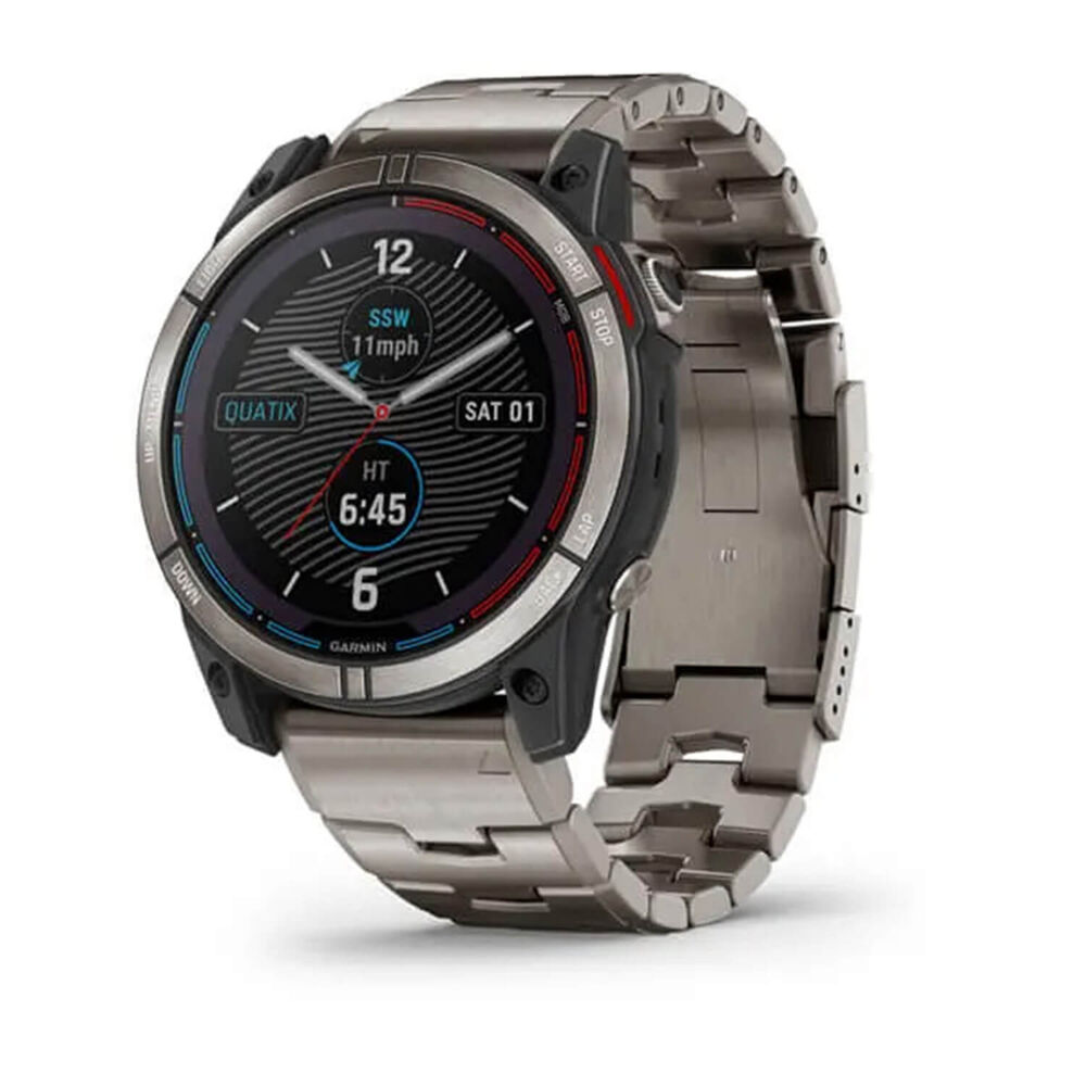 Garmin Quatix 7X Solar Edition Smartwatch image number 0