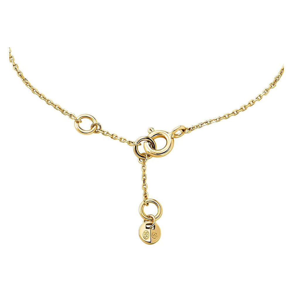 Michael Kors Yellow Gold Plated Lock Bracelet image number 1