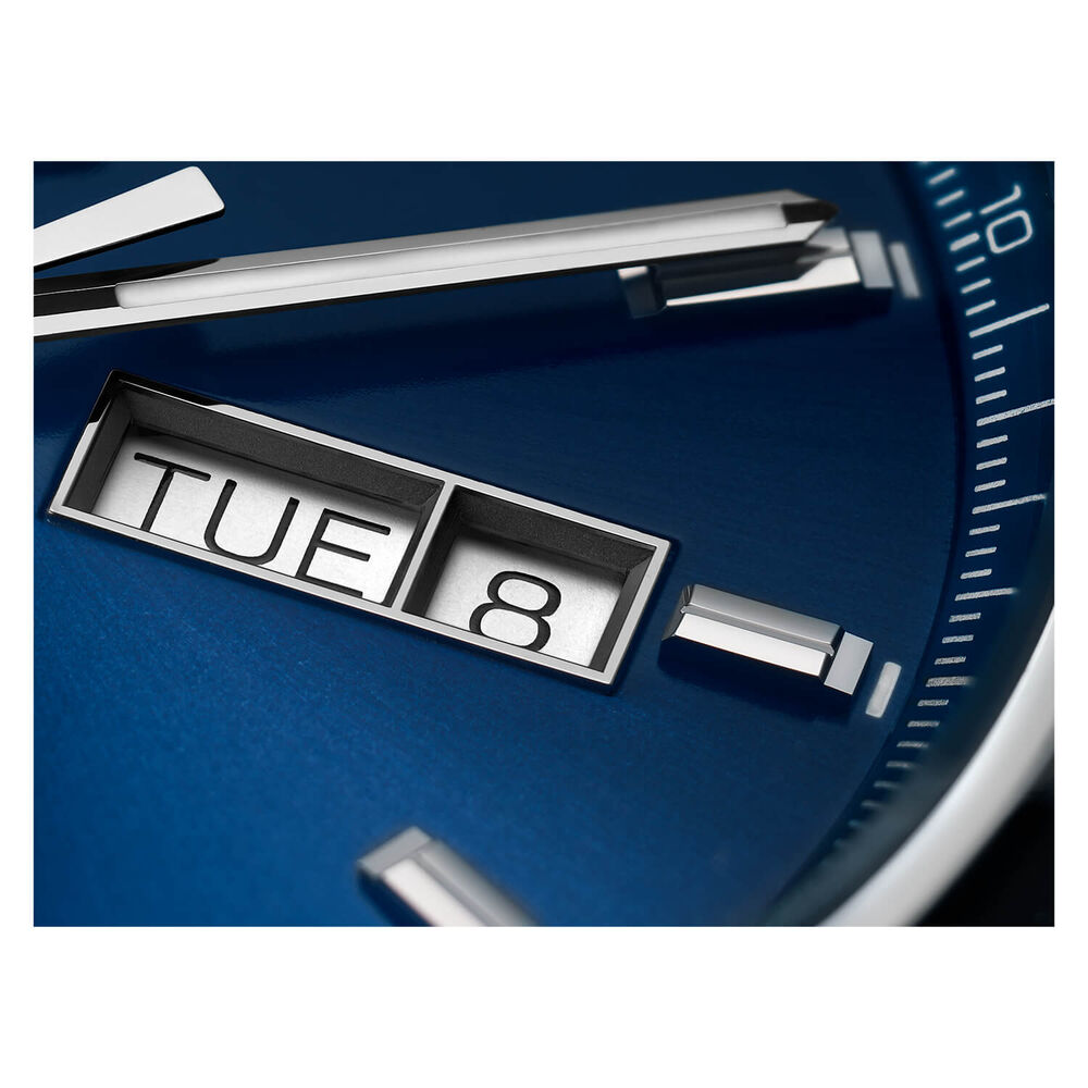 TAG Heuer Carrera Day-Date 41mm Blue Dial Stainless Steel Bracelet Watch image number 6