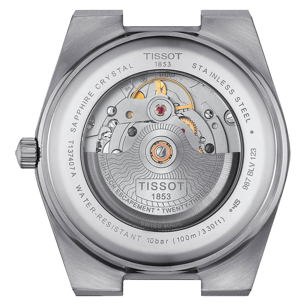 Tissot PRX Powermatic 40mm Automatic Black Dial Steel Case Bracelet Watch image number 1