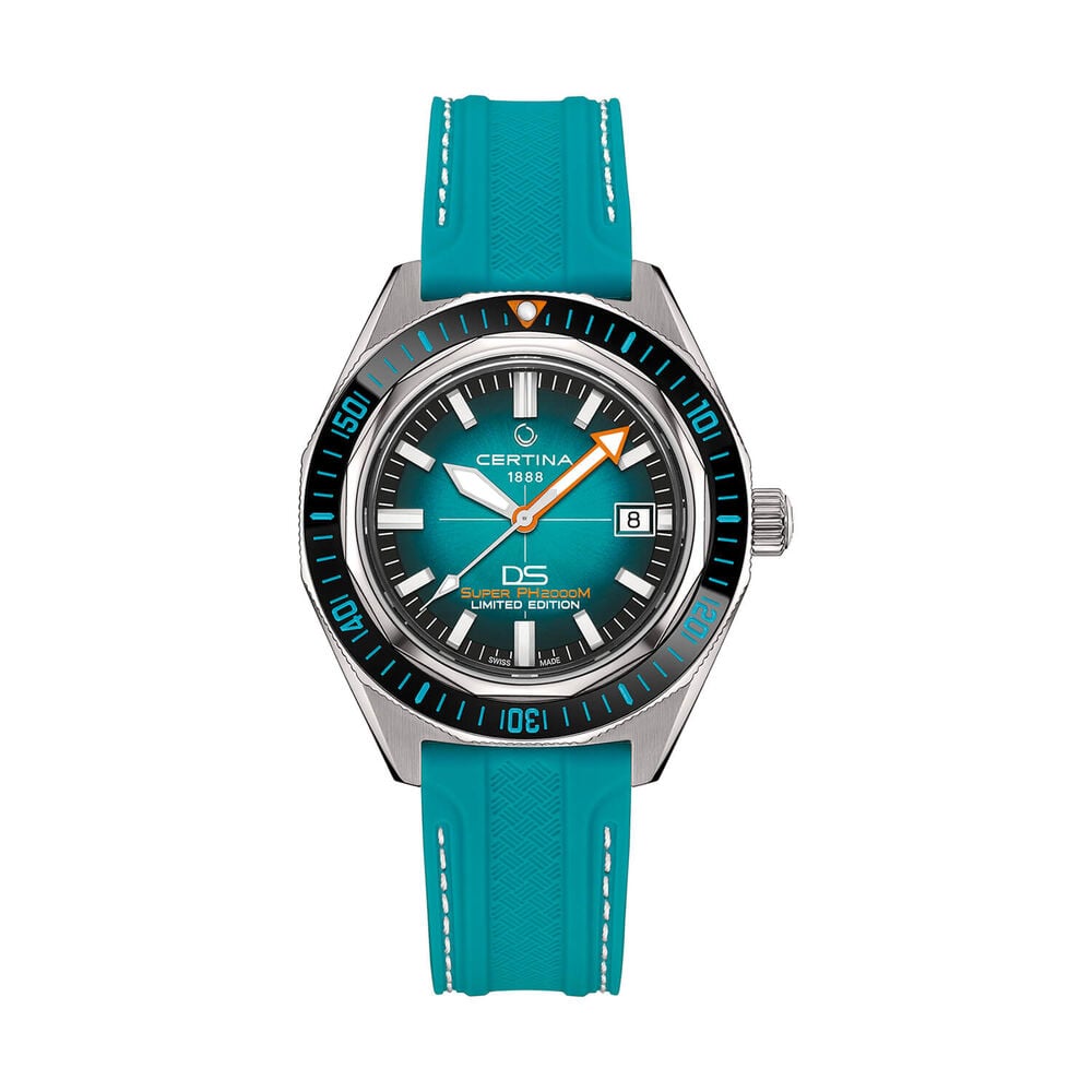 Certina DS Super PH2000M STC 43mm Blue Dial Titanium Bracelet Watch
