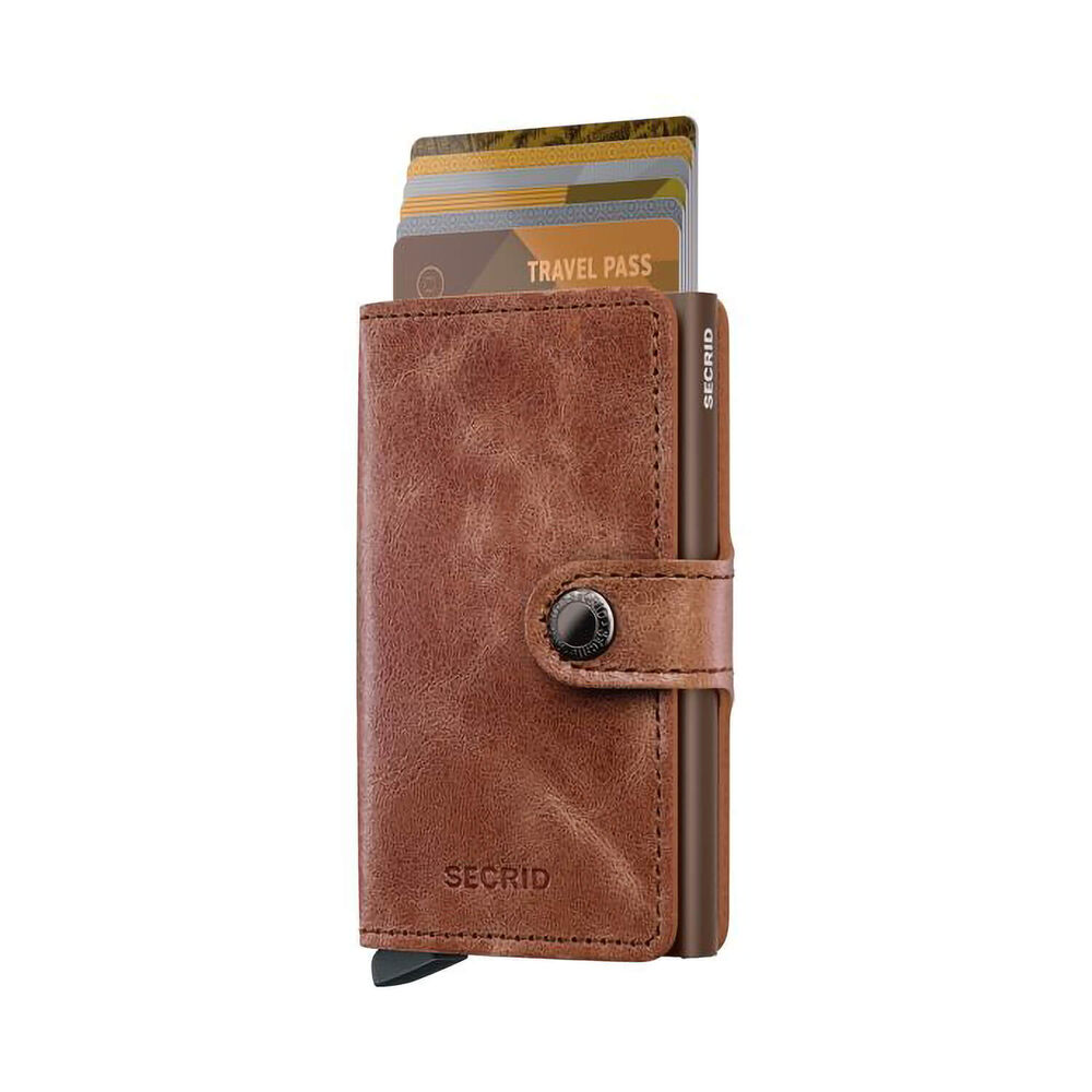 Secrid Vintage Cognac Brown Miniwallet image number 1
