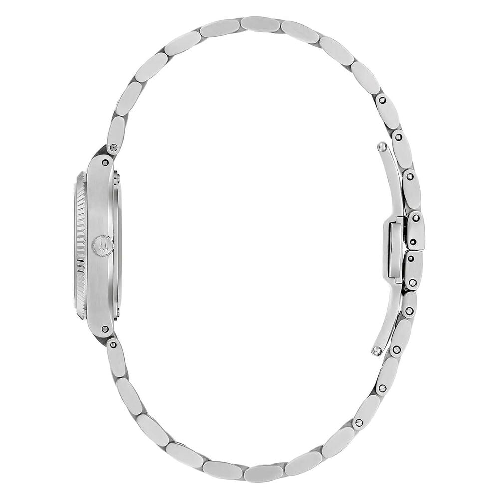 Bulova Super Seville 25mm Mother of Pearl Dial Stainless Steel Bracelet Watch