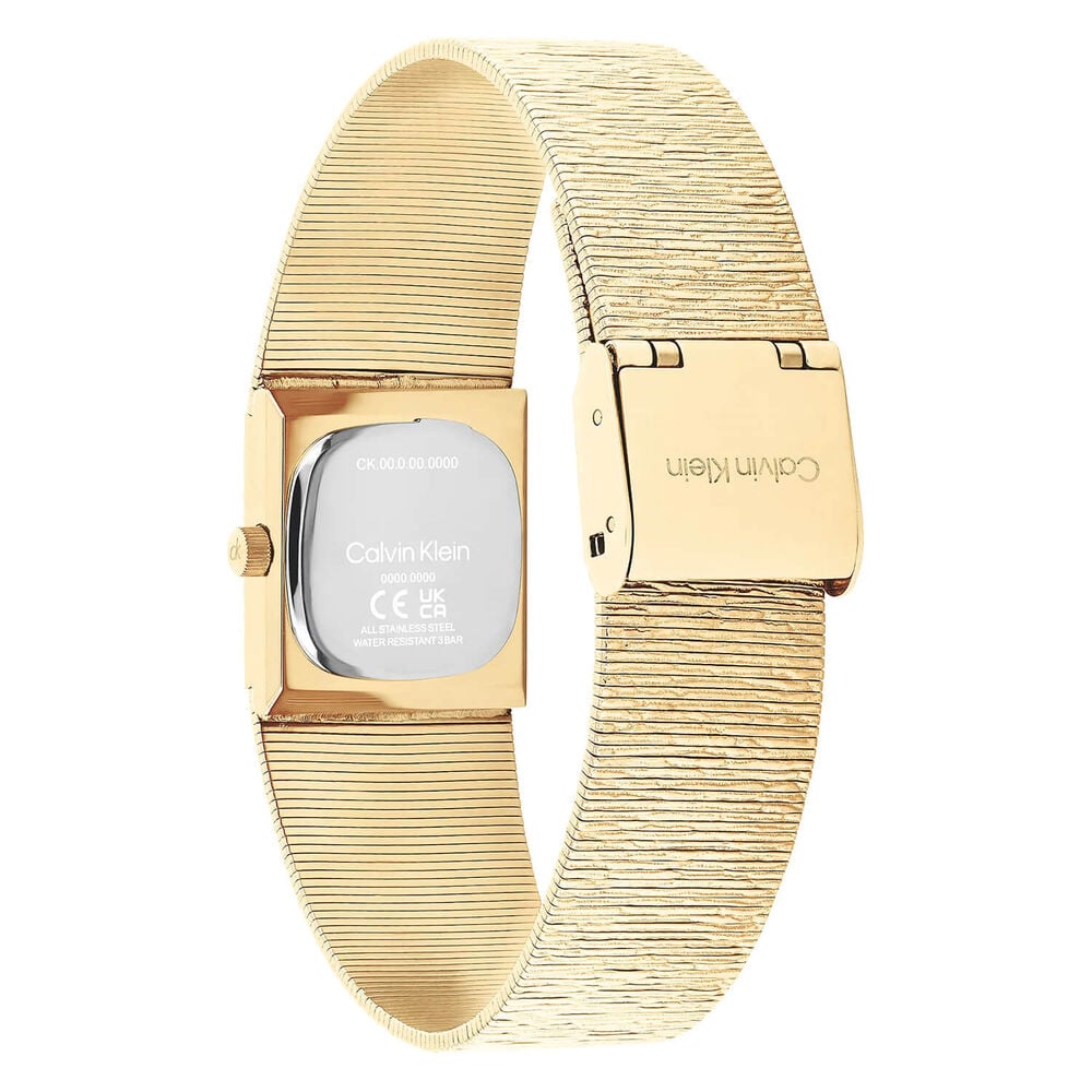 Calvin Klein 20mm Gold Dial Gold Tone Steel Bracelets Watch