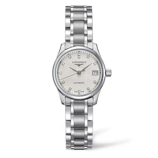 Longines Master Collection Automatic Ladies' Diamond White Dial Stainless Steel Watch