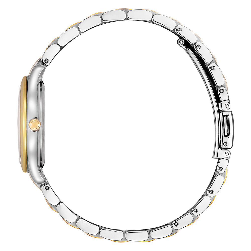 Citizen Silhouette Mother of Pearl Dial Two Tone Bracelet Watch image number 3