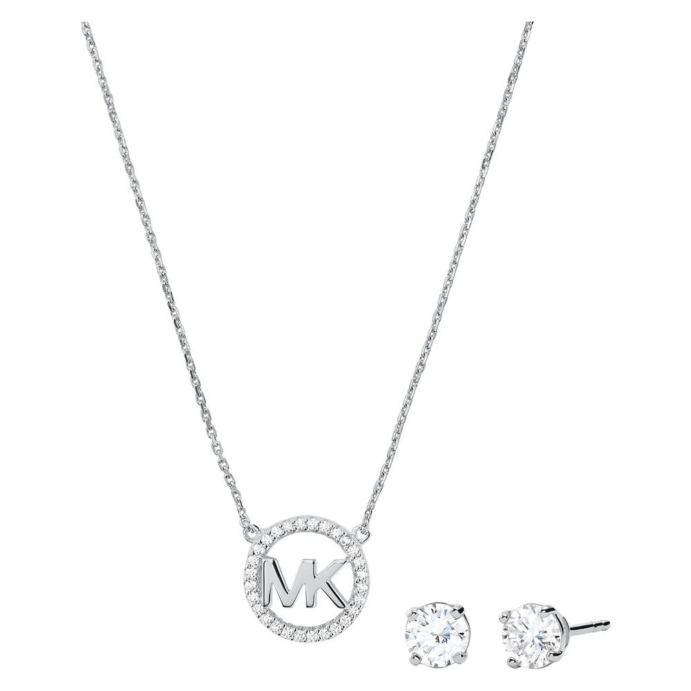Michael Kors Hearts Necklace and Earrings Gift Set