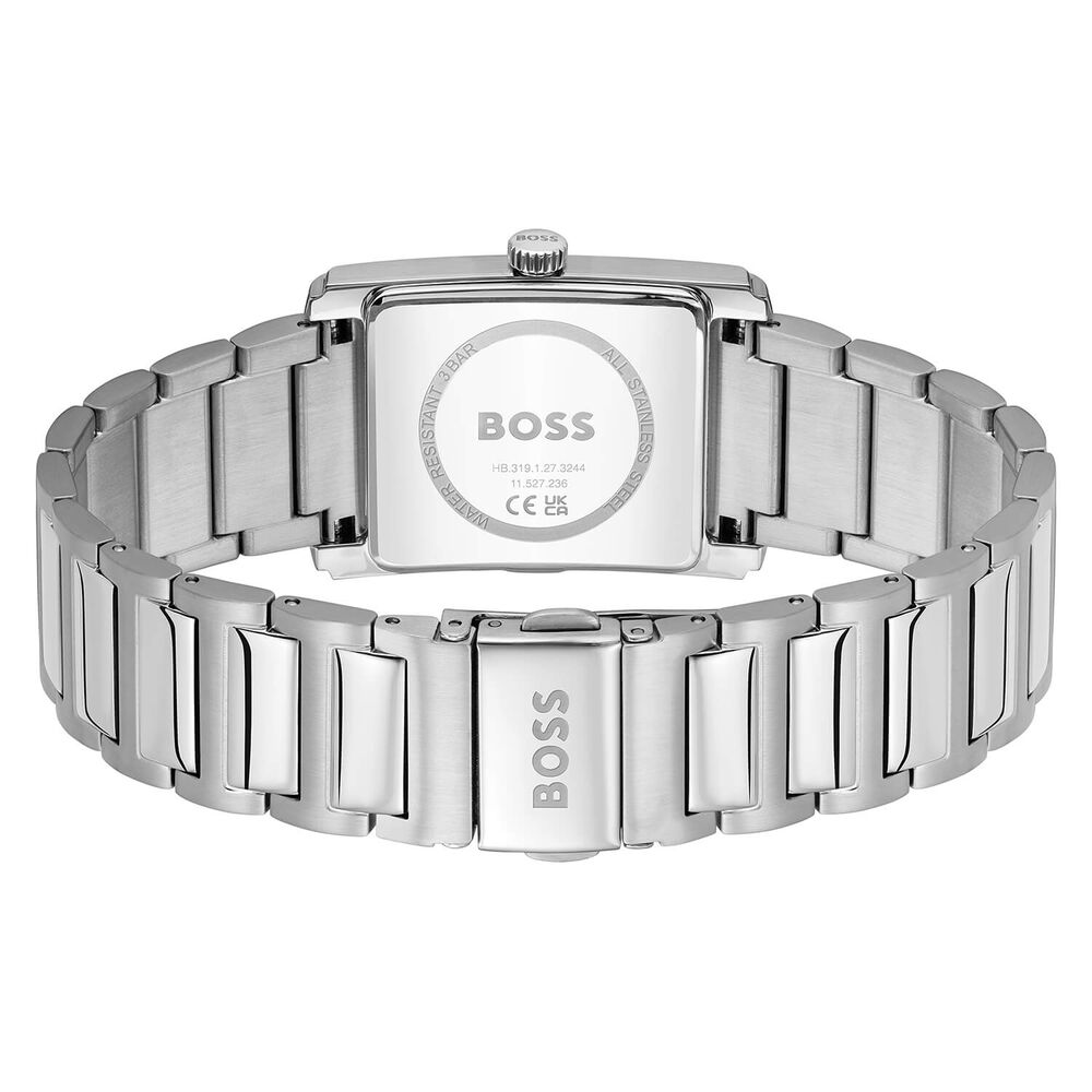 BOSS Principle Dress 28x39mm Black Dial Stainless Steel Bracelet Watch image number 2