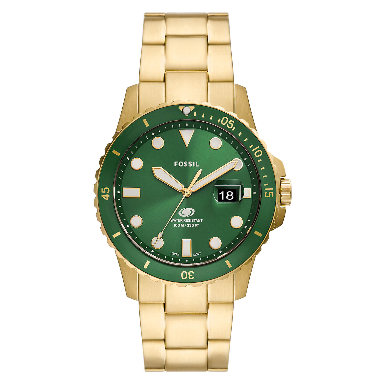 Fossil emerald green cheap watch