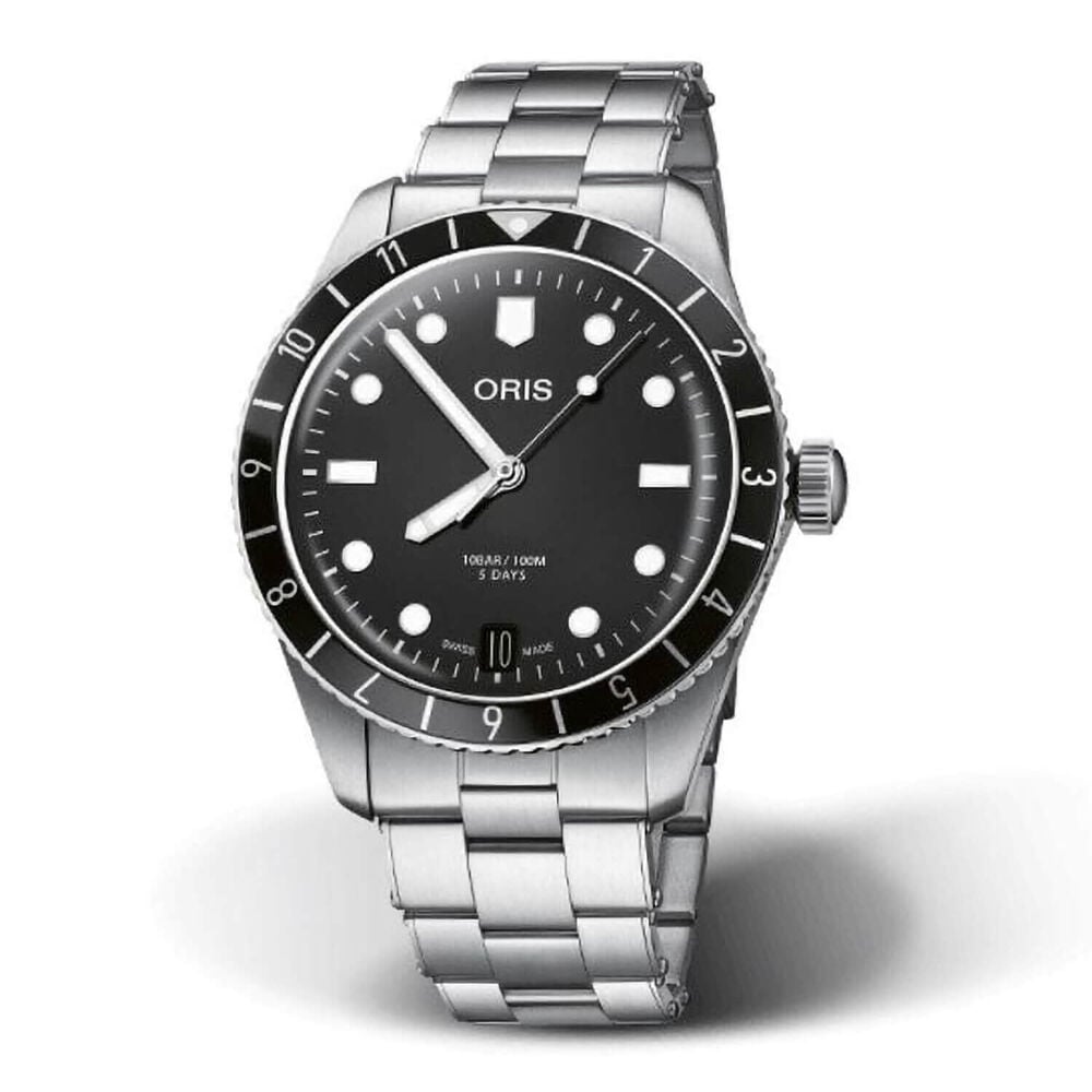 Oris Divers Sixty-Five 40mm Black Dial Bracelet Watch