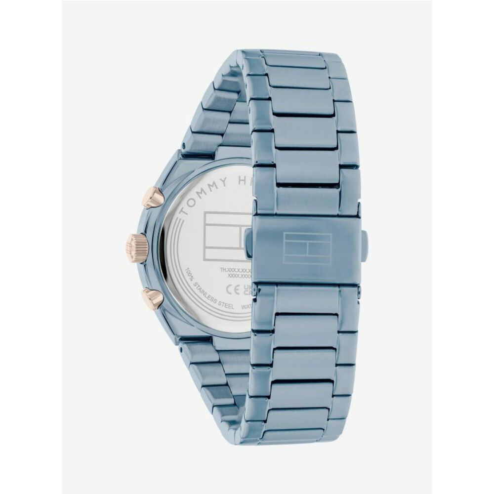 Tommy Hilfiger 38mm Blue Dial Blue IP Case & Bracelet Watch image number 2