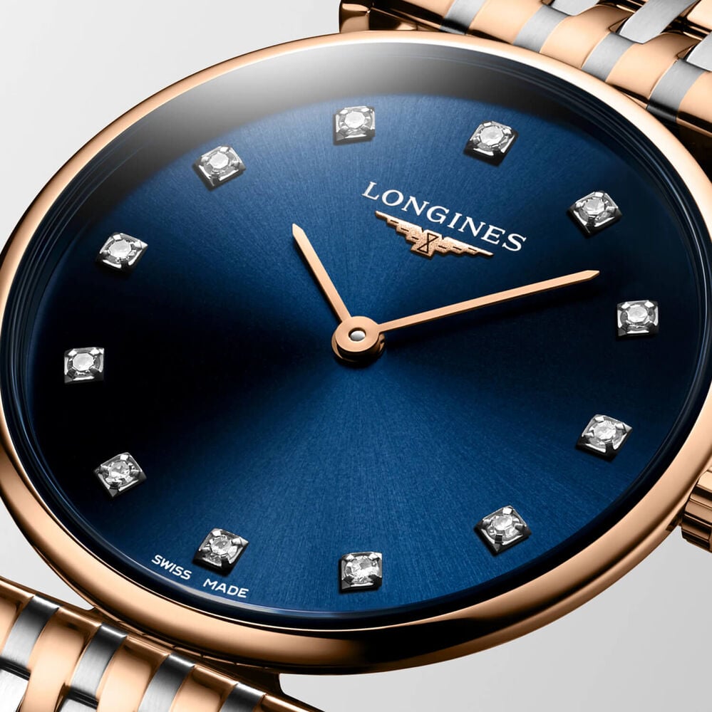 Longines La Grande Classique de Longines 29mm Blue Dial Two Tone Stainless Steel Bracelet Watch