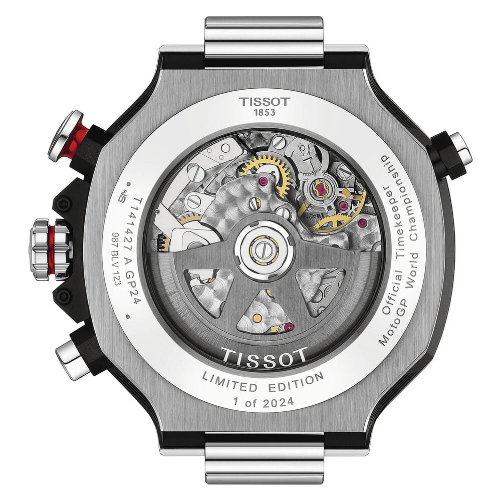 Tissot T-Race MotoGP™ Chronograph 2024 Limited Edition 45mm Blue Dial Silicon Strap Watch image number 2