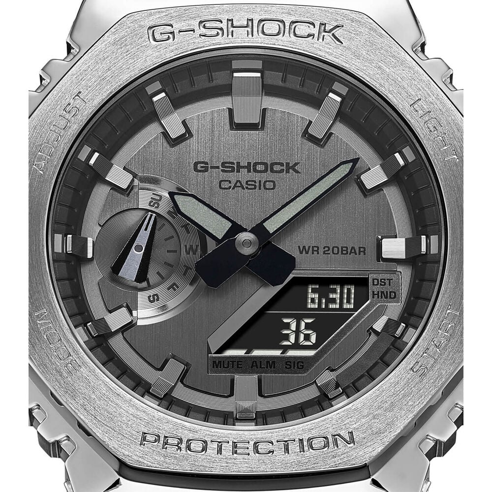 G-SHOCK 49.3x44.4mm Grey Analogue & Digital Display Black Resin Strap Watch