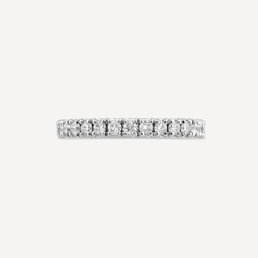 Born Platinum 0.40ct Claw Set Diamond Wedding Ring image number 1