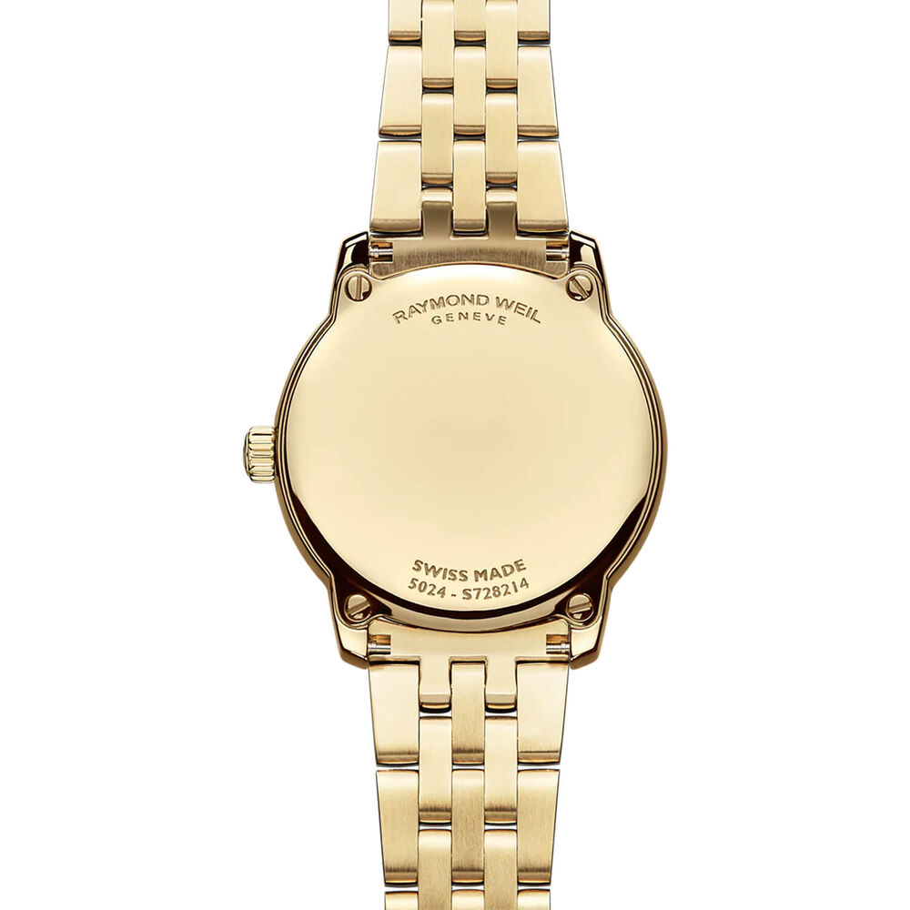 Raymond Weil Toccata Classic 24mm Gold Dial & Gold PVD Steel Bracelet Watch
