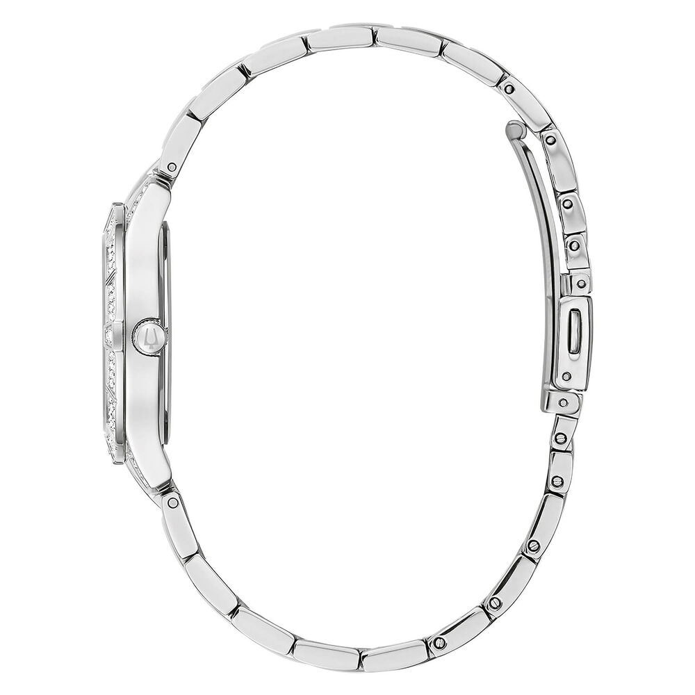 Bulova Crystal Phantom 31mm Pearlised Dial Bracelet Watch image number 3